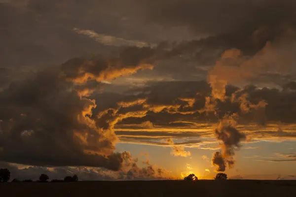 France Center France Sunset — Stock Photo, Image