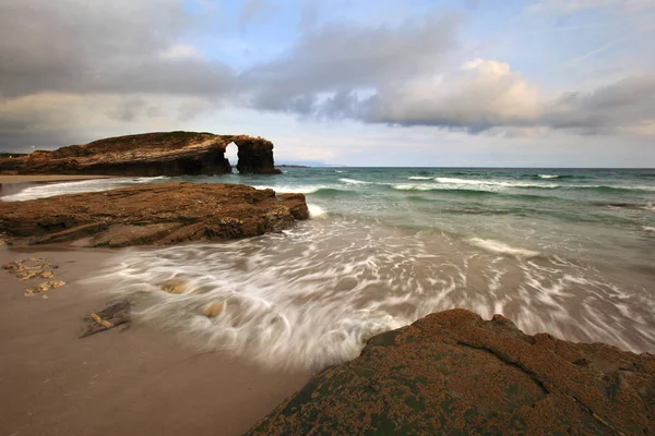 Spain Galicia Ribadeo Las Catedrales Beach — Stock Photo, Image