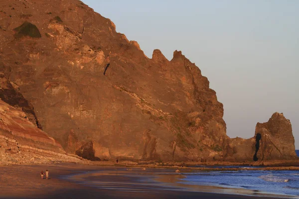 Portugalia Algarve Luz Plaża — Zdjęcie stockowe