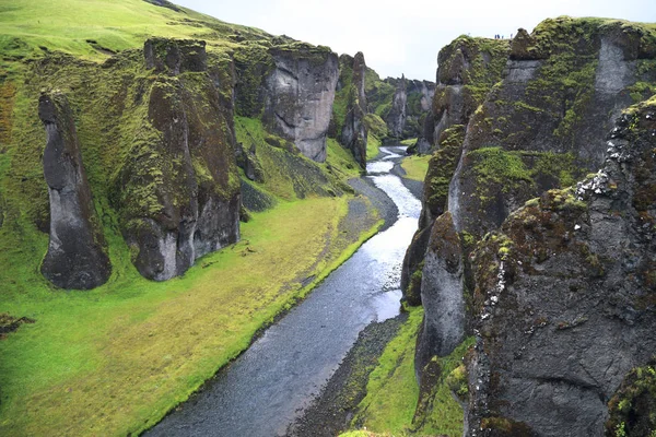 Iceland Sudurland Fjadrargljufur Canyon — Stock Photo, Image