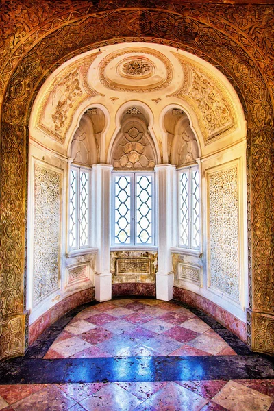 Arquitectura Dentro Del Palacio Pena Sintra Área Lisboa Portugal —  Fotos de Stock