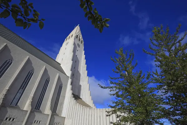 Islândia Reykjavik Igreja Hallgrimskirkja — Fotografia de Stock