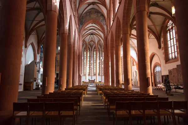 Intérieur Cathédrale Heidelberg Région Métropolitaine Rhin Neckar Heidelberg Allemagne — Photo
