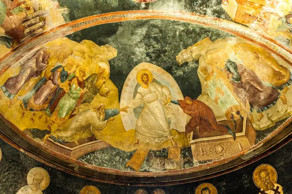 Turkey Istanbul Byzantine Church Holy Saviour Chora Anastasis Unesco World — Stock Photo, Image