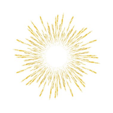 Vektör havai fişek öğe yıldız ile beyaz bir arka plan üzerinde.