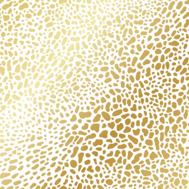 Altın gradyan leopar tebrik seamless modeli. Vektör zengin egzotik hayvan cilt süslü, arka plan lüks bir tarzda parlayan