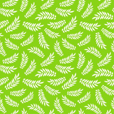 Kroki ile Seamless modeli bırakır. Vektör yeşil doğa arka plan. Çizim doodle.