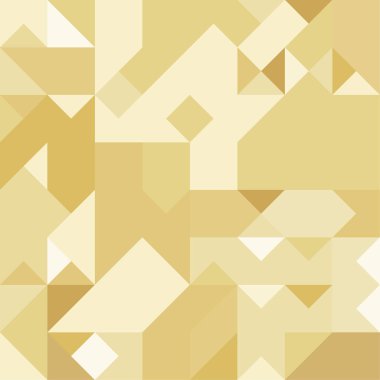 Altın geometrik tebrik kartı, afiş, desen. Vektör lüks arka plan