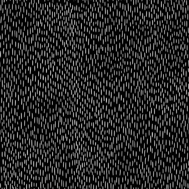 El çekilmiş siyah beyaz soyut konfeti seamless modeli. Vektör geometrik desen retro memphis tarzı. Çizgili arka plan.