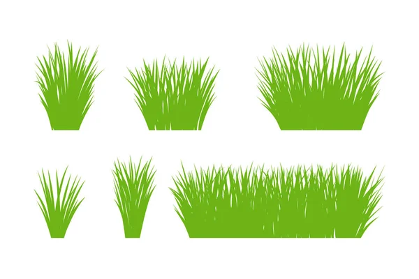 Hierba Verde Vectorial Natural Orgánico Bio Etiqueta Ecológica Forma Sobre — Vector de stock