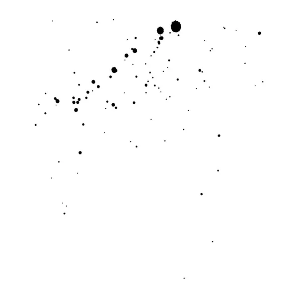 手描き黒インク抽象スプレー グランジ背景 シームレスなパターン ベクトル テクスチャ — ストックベクタ