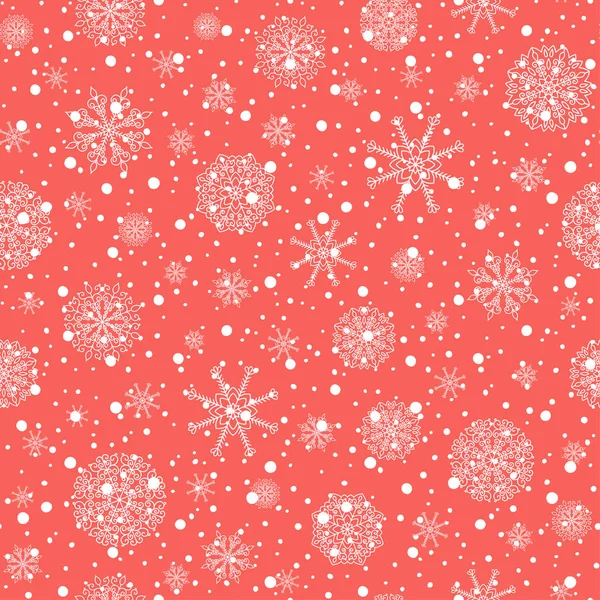 Winter Holiday Vector Background Snow — Stock Vector