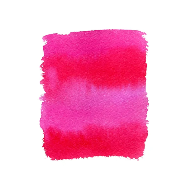 Elemento Disegnato Mano Acquerello Rosa Sfondo Vettoriale — Vettoriale Stock