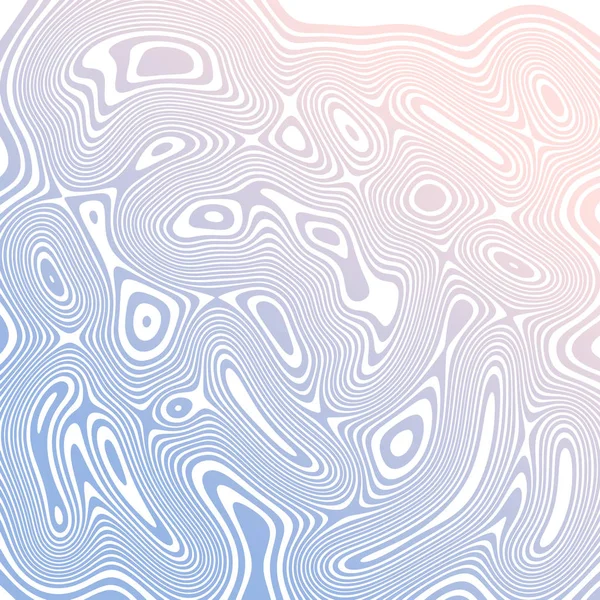 Vector Striped Geometric Texture Opt Art Abstract Rose Quartz Serenity — Stock Vector