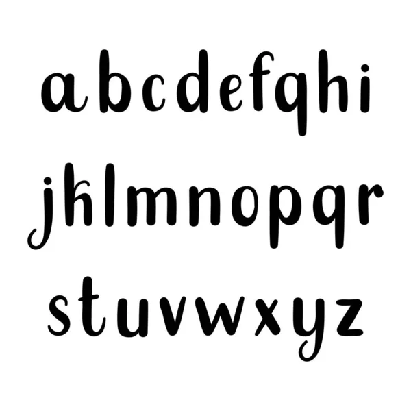 Vector Font Alphabet Illustration — Stock Vector