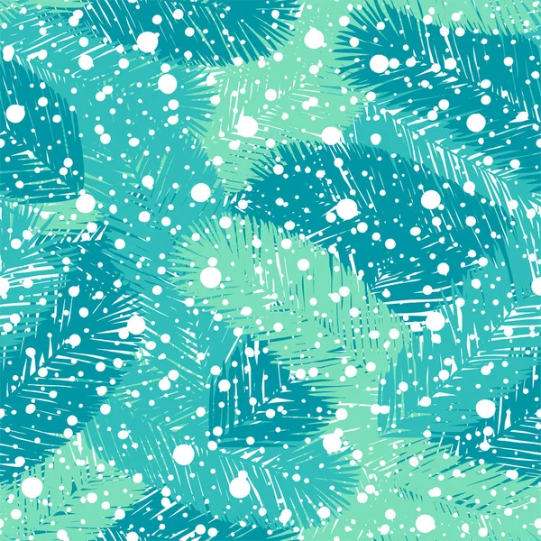 冬天假日向量背景与雪 圣诞树 — 图库矢量图片