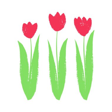 Vektör bahar Tulip çiçek arka plan anne ve kadınlar günü.