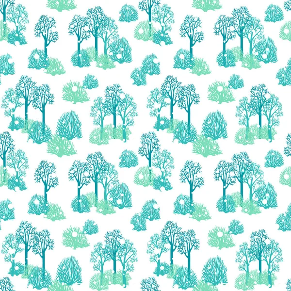 Vacaciones Invierno Vector Fondo Con Nieve Árbol Navidad — Vector de stock