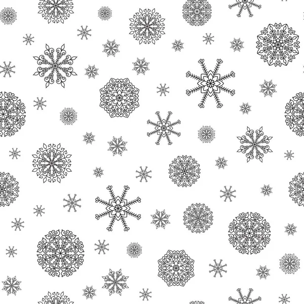 Winter Holiday Vector Background Snow — Stock Vector