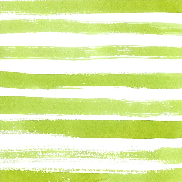 Hand Drawngreen Aquarell Abstrakte Farbtextur Hintergrund Des Vektorschlags — Stockvektor