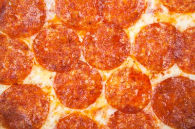 taze sıcak biberli pizza ile yakın sosisi arka plan