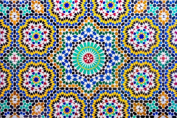 Mosaico Islamico Stile Marocchino Utile Come Sfondo — Foto Stock