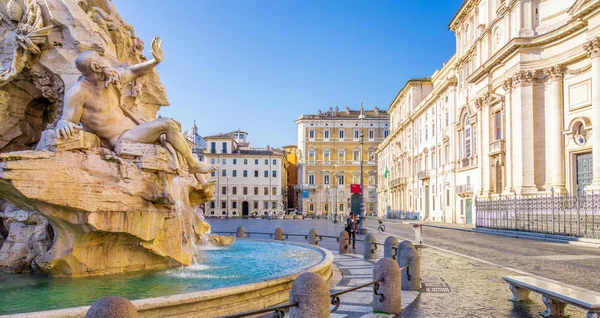 Piazza Navona Rom Italien Rom Arkitektur Och Landmark Piazza Navona — Stockfoto