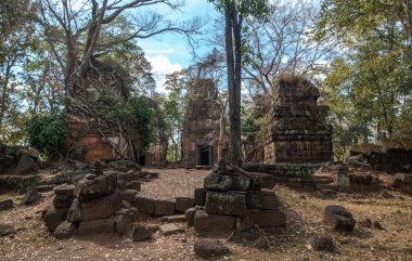 Prasat çocuk arabası, Koh Ker, Kamboçya, Ocak 2018