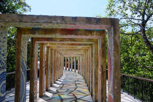 Da Nang, Vietnam. 24 Mart 2020. COVID-19 karantinasında Ba Na Hills.