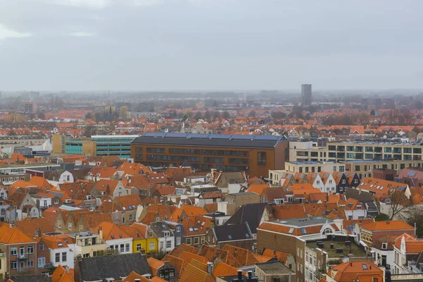 Ciudad Skyline Vlissingen Una Ciudad Popular Mar Zelanda Países Bajos — Foto de Stock