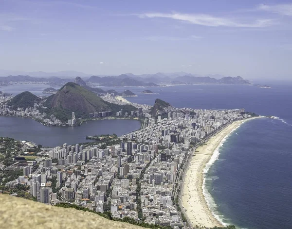 Río Janeiro Vista Desde Dois Irmaos Brasil —  Fotos de Stock