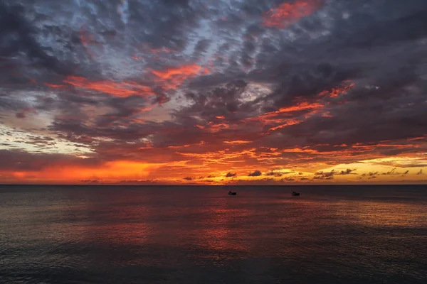 Amazing Sunset Carribean Island — Stock Photo, Image