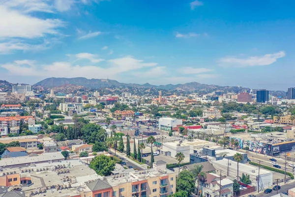 Aerial View of Hollywood in California — Stock Photo, Image