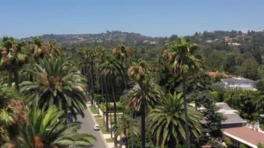 Kaliforniya'daki Beverly Hills'in havadan görünümü