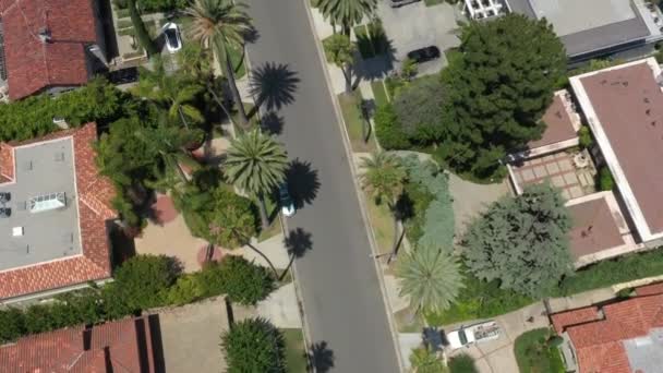 加州比佛利山庄街区的鸟瞰图 — 图库视频影像