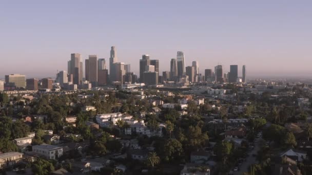 Foto Barrido Del Centro Los Ángeles California — Vídeo de stock