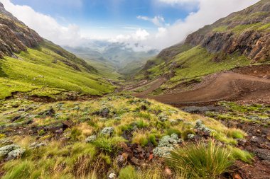 Sani Pass - Lesoto ve Güney Afrika arasında dağ yolu