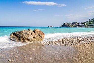 Taormina, Sicilya mavi plaj