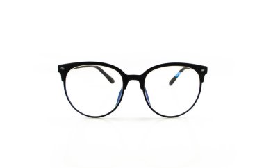 Siyah gözlük beyaz arka plan üzerinde izole kapatmak