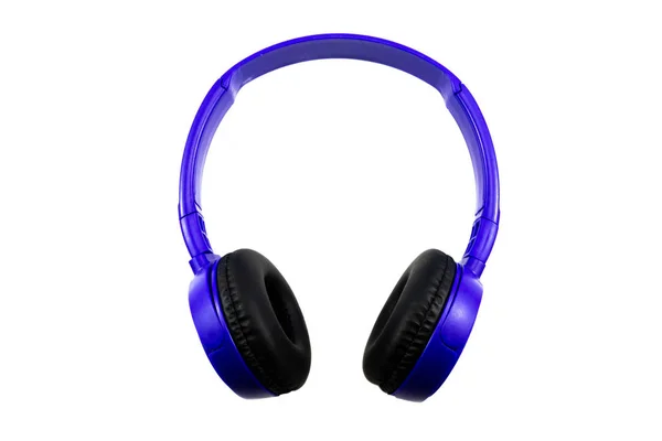 beyaz zemin üzerinde kulaklık Üstten Görünüm