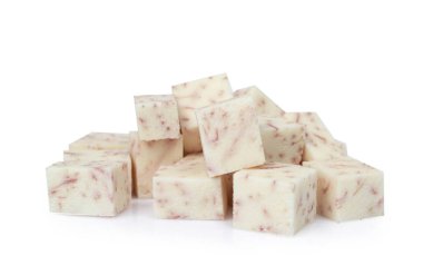 Beyaz arka plan üzerinde izole küp oftaro kök.