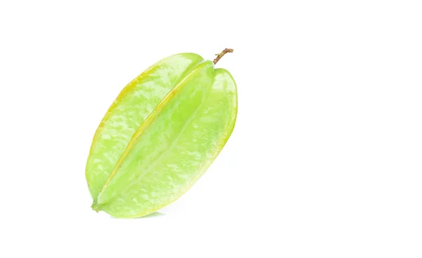 Nahaufnahme Stern Apfel Isoliert Auf Weißem Hintergrund — Stockfoto