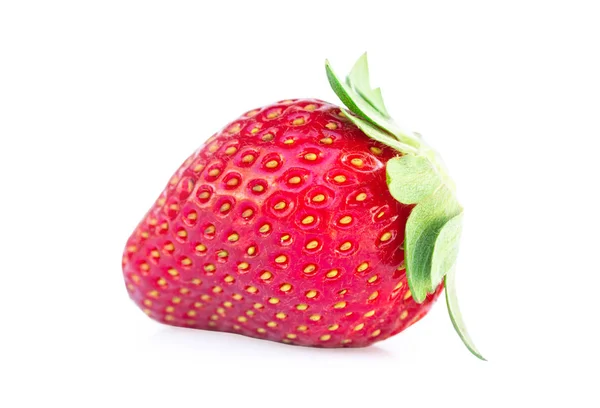 Aardbei Geïsoleerd Een Witte Achtergrond Fruit Concept — Stockfoto