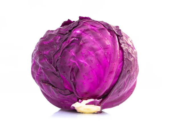 Red Cabbages Isolated White Background — Stock Photo, Image