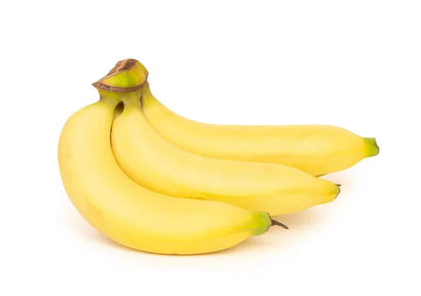 白い背景に クリッピング パス上に分離されて新鮮なバナナ — ストック写真