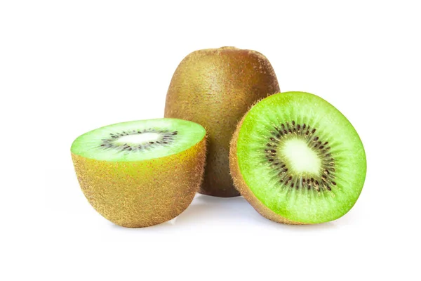 Fresh Kiwi Isolated White Background — Stock Photo, Image