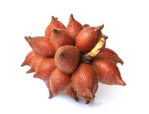 Salak fruit, salacca zalacca isolado sobre fundo branco — Fotografia de Stock