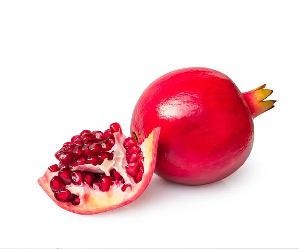 Pomegranate isolated on white background. — Stock Photo, Image