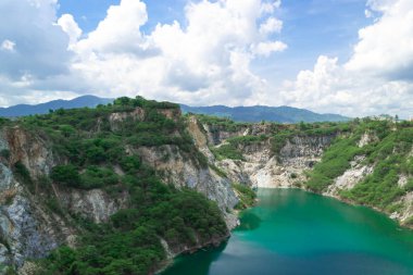 Mavi gökyüzü i ile Grand Canyon Chonburi Manzara doğa