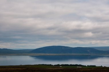 İzlanda'daki güzel doğal volkanik manzara